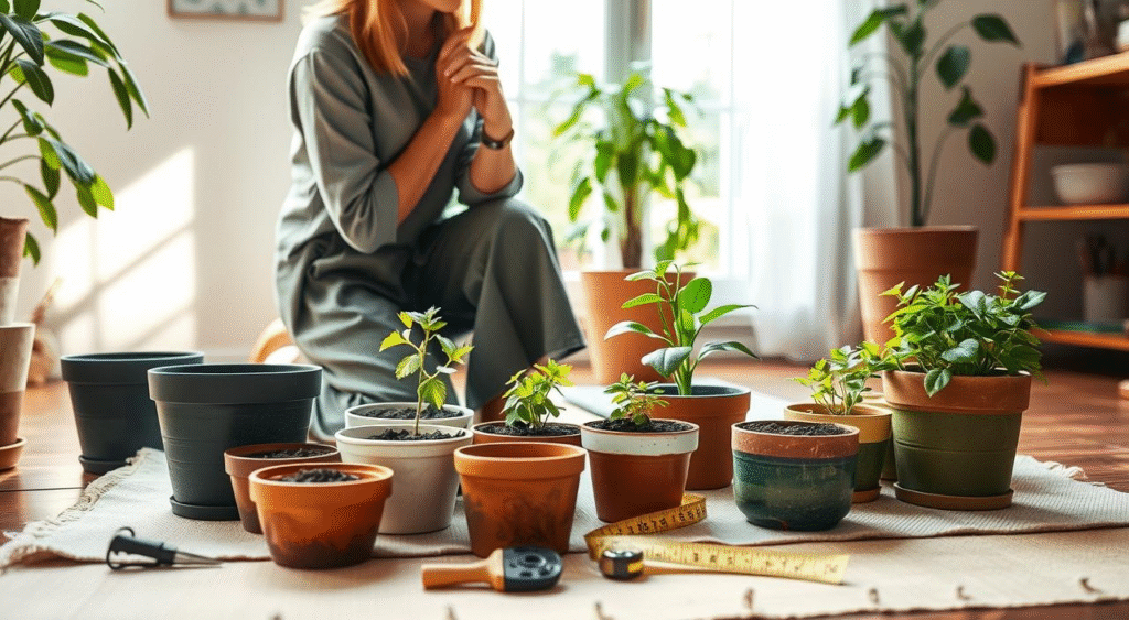 Choosing the next pot size (replace with your own photo)