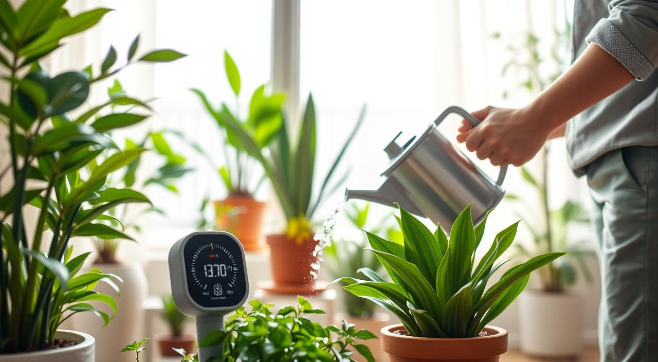 Watering Indoor Plants