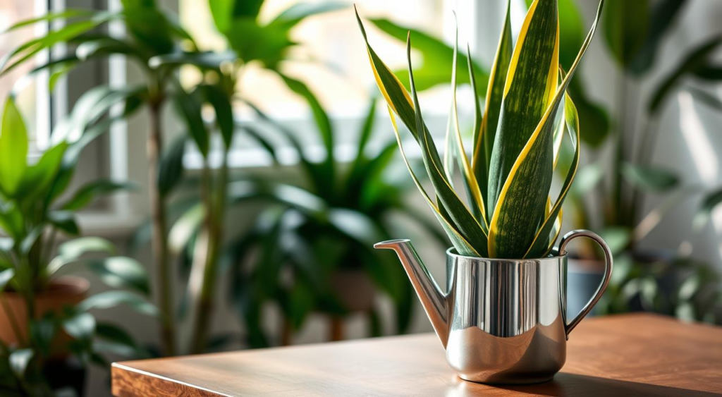 snake plant care water needs